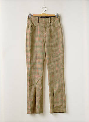 Pantalon evazat bej BELLEROSE femeie