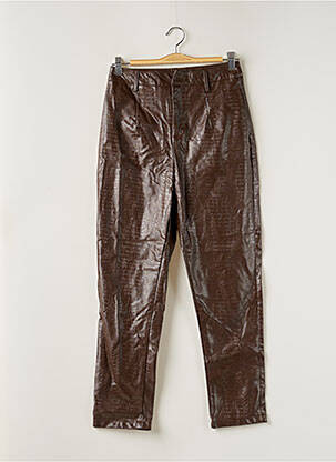 Pantalon slim maro NASTY GAL femeie