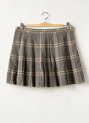 Fustă scurtă gri SUPERDRY femeie