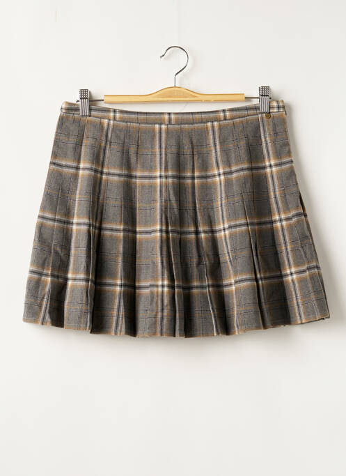 Fustă scurtă gri SUPERDRY femeie