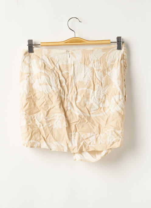 Fustă scurtă bej ZARA femeie