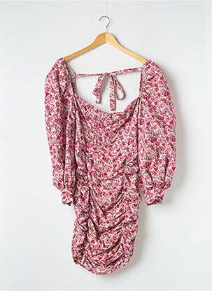 Rochie scurtă mâneci lungi mâneci lungi roz NASTY GAL femeie