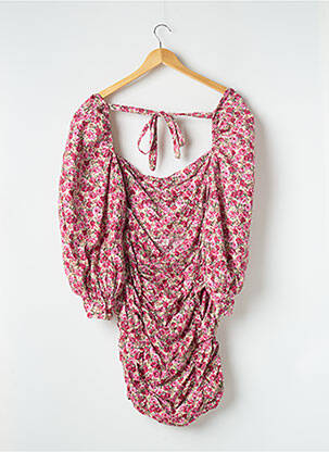 Rochie scurtă mâneci lungi mâneci lungi roz NASTY GAL femeie