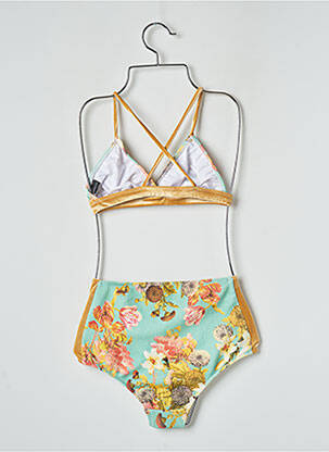 Costum de baie din două piese elasticitate sutiene galben DOLPHIN LOVE-SWIM femeie