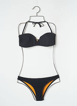 Costum de baie din două piese elasticitate top bentiță negru TATIANE DE FREITAS femeie