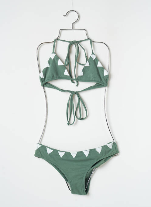 Costum de baie din două piese verde LUZ femeie