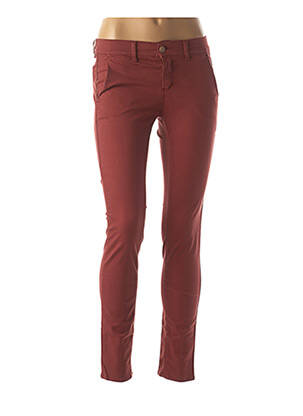 Pantalon 7/8 elasticitate talie joasă portocalie HAPPY femeie