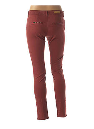 Pantalon 7/8 elasticitate talie joasă portocalie HAPPY femeie