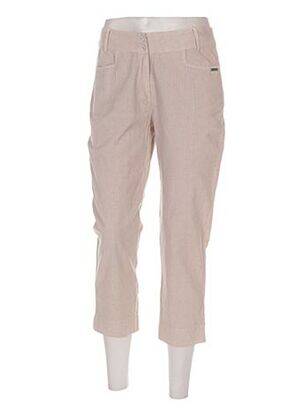 Pantalon trei sferturi bej ENJOY femeie