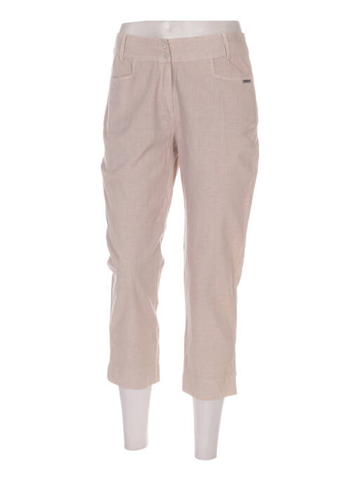 Pantalon trei sferturi bej ENJOY femeie