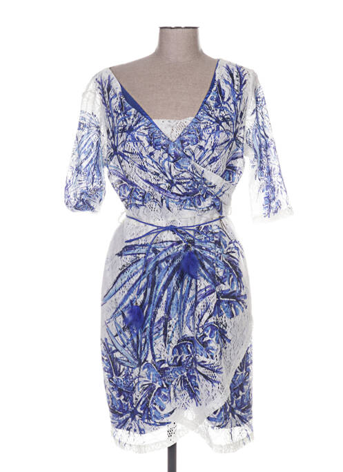 Rochie midi albastru M DE MIGUEL femeie