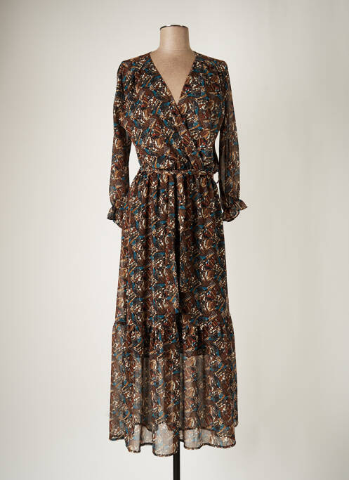 Rochie lungă maro SCARLET ROOS femeie