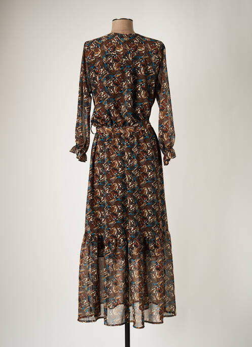 Rochie lungă maro SCARLET ROOS femeie