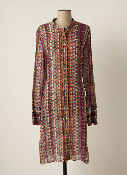 Rochie midi roz PAUL SMITH femeie