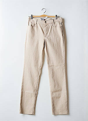 Pantalon slim bej ATELIER GARDEUR femeie
