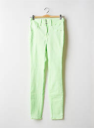 Pantalon slim conic mărime normală verde TIFFOSI femme