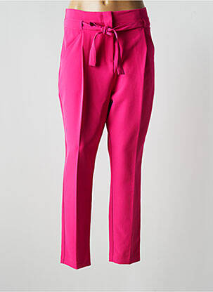 Pantalon slim elasticitate talie înaltă roz B.YOUNG femme