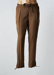 Pantalon slim talie elastică mărime normală verde ELORA femme