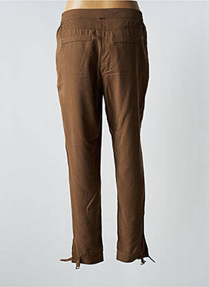 Pantalon slim talie elastică mărime normală verde ELORA femeie