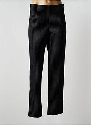 Pantalon drept elasticitate talie înaltă negru PAUL BRIAL femeie