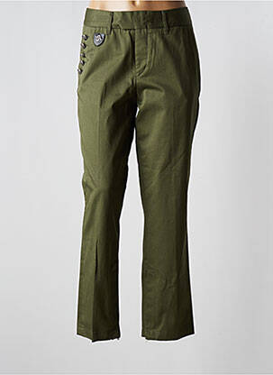 Pantalon drept mărime normală mărime normală verde RA-ER femeie