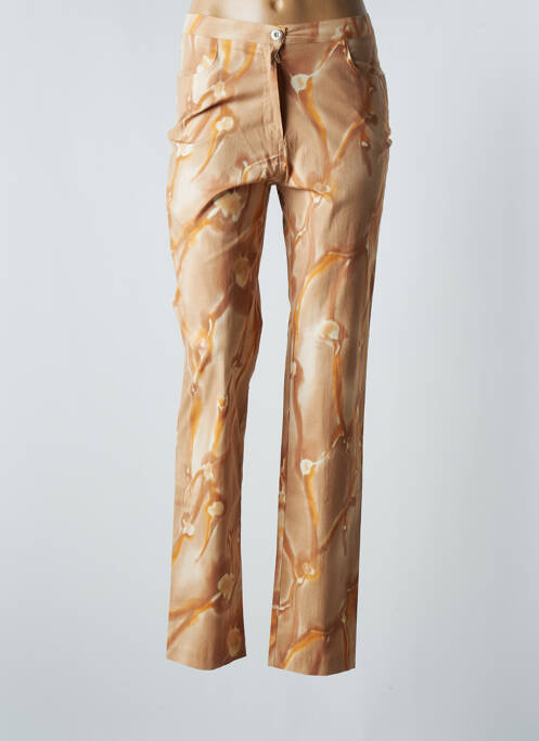 Pantalon drept bej ANNE D'ALETH femeie