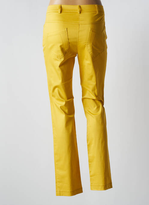 Pantalon drept galben O.K.S femeie