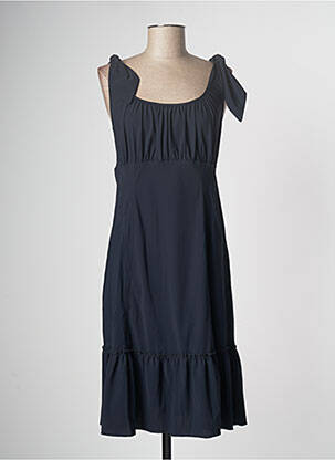 Rochie midi albastru PLATINE COLLECTION femeie