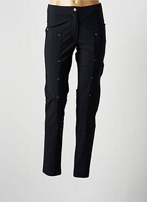 Pantalon slim talie înaltă talie înaltă negru PLATINE COLLECTION femeie