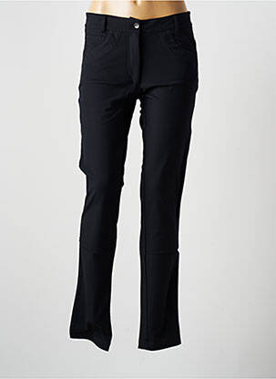 Pantalon slim talie înaltă talie înaltă negru PLATINE COLLECTION femeie