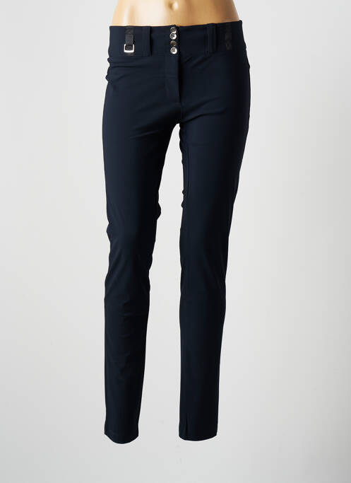 Pantalon slim albastru PLATINE COLLECTION femeie