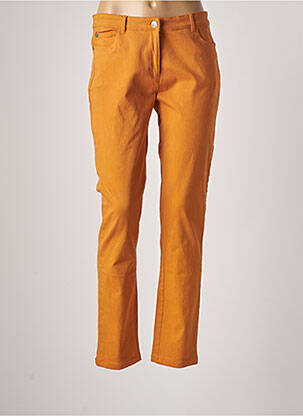 Pantalon slim galben AGATHE & LOUISE femeie