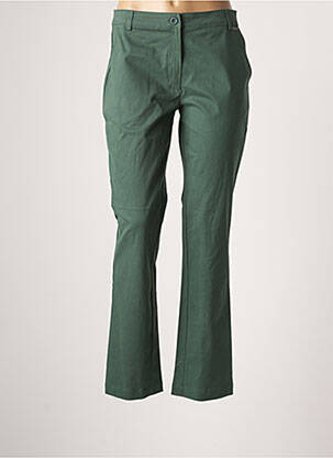 Pantalon chino verde AGATHE & LOUISE femeie