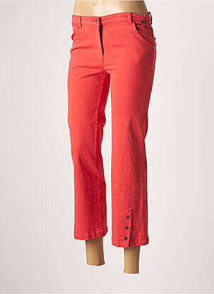 Pantalon trei sferturi roșu AGATHE & LOUISE femeie