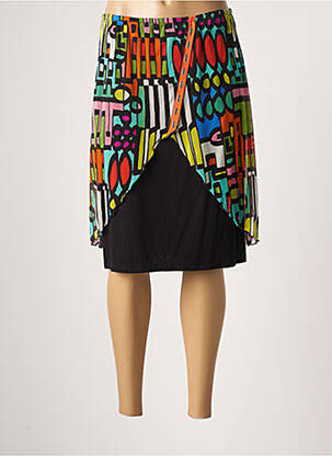 Fustă midi negru JEAN DELFIN femeie