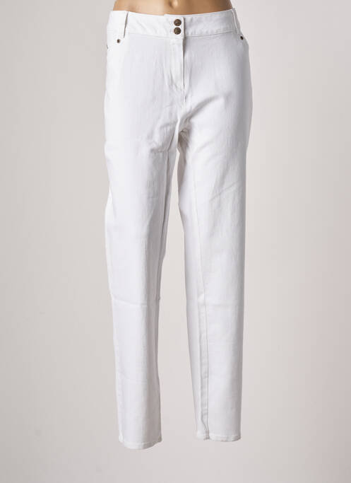 Pantalon slim alb JAC JAC femeie
