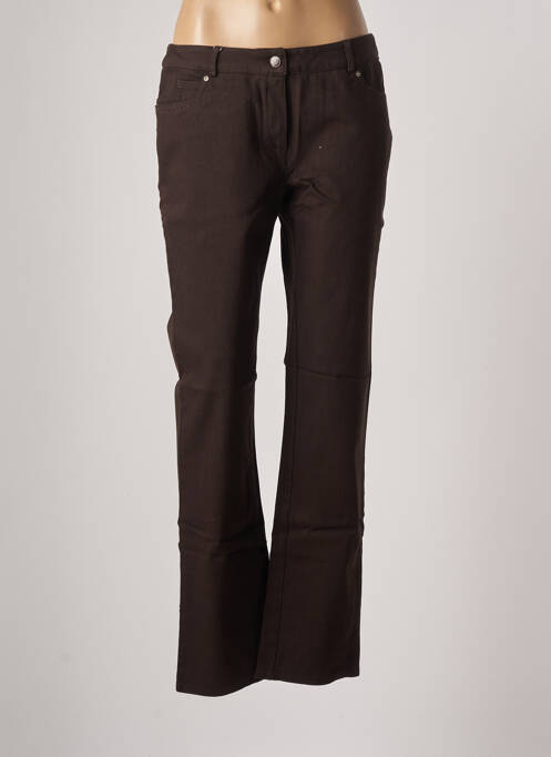 Blugi cu croială slim maro JAC JAC femeie