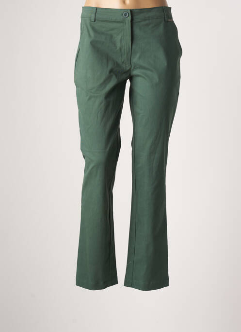 Pantalon chino verde AGATHE & LOUISE femeie