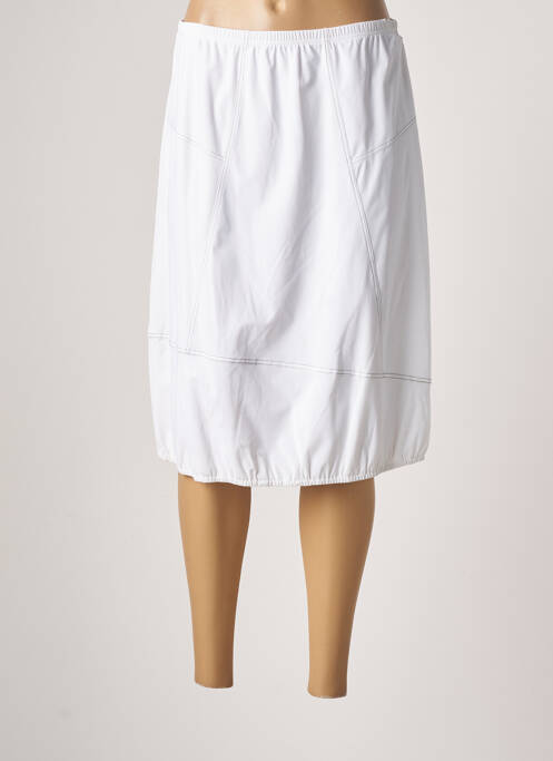 Fustă midi alb JEAN DELFIN femeie