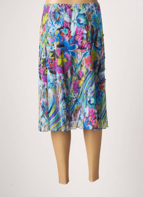 Fustă midi albastru JEAN DELFIN femeie