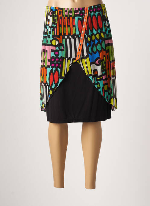 Fustă midi negru JEAN DELFIN femeie