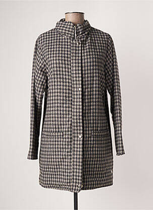 Palton lung gri AGATHE & LOUISE femeie