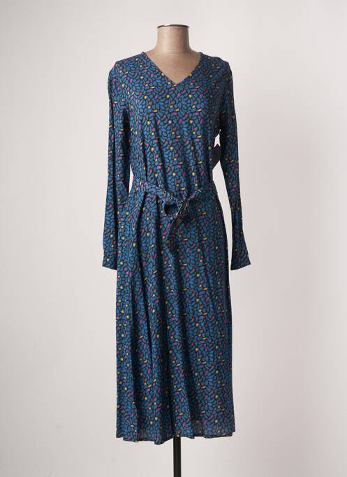 Rochie lungă mâneci lungi mâneci lungi albastru AGATHE & LOUISE femme