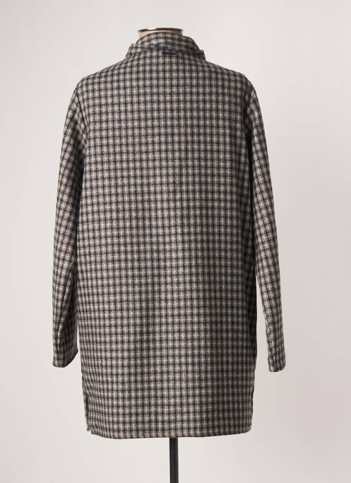 Palton lung gri AGATHE & LOUISE femeie