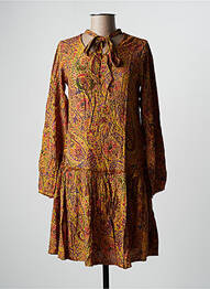 Rochie midi mâneci lungi mâneci lungi galben AGATHE & LOUISE femme