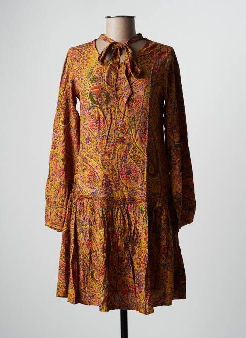 Rochie midi galben AGATHE & LOUISE femeie