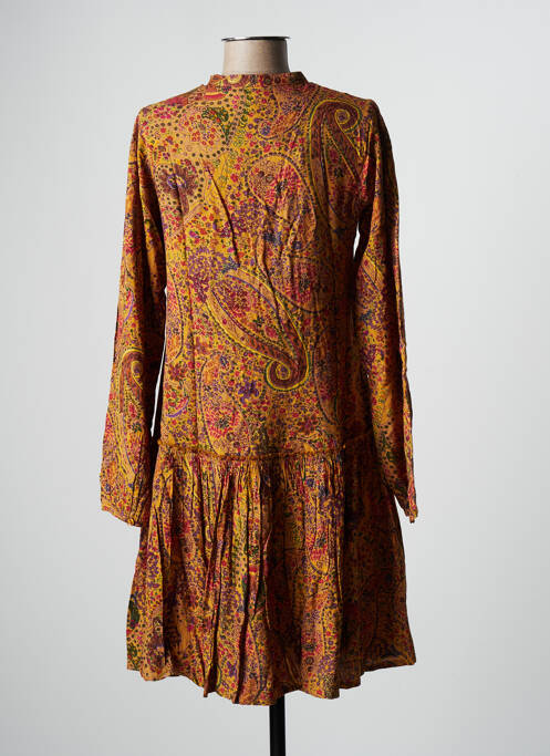 Rochie midi galben AGATHE & LOUISE femeie