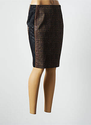 Fustă midi maro PAUSE CAFE femeie