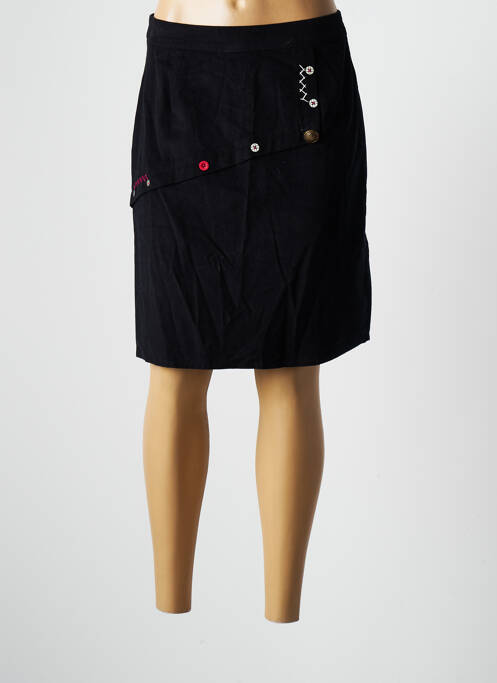 Fustă midi negru AURA BY FIGURE LIBRE femeie