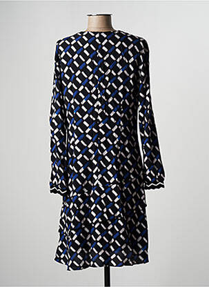 Rochie midi mâneci lungi mâneci lungi negru PAUSE CAFE femeie